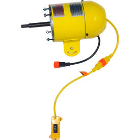 High Efficiency Motor w/ Drop Cord Switch, 115V, 2 Speed, Yellow