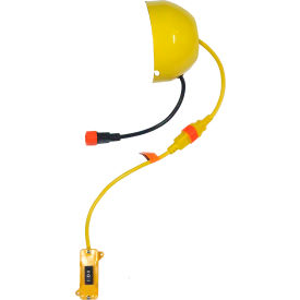 End Dome w/ 2 Speed Drop Cord Switch, Yellow