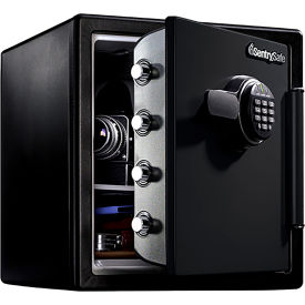 Fire/Water Safe, 1 Hour Fire Protection, Digital Lock, Shelf, 1.2 cu. ft.