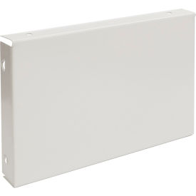 Closed Style Front Base For Locker, 18"W x 6"H, Gray, Pack of 1