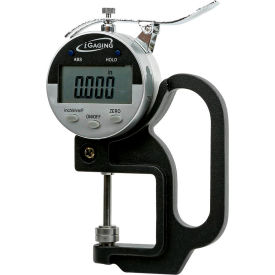 Digital Thickness Gauge Set, Range 0-1"/25mm, Throat 1"/25mm