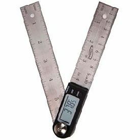 iGAGING Digital Electronic Angle Protractor with 4" & 7" Stainless Steel Blades, 0-360°
