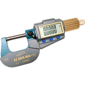 Large Display Digital Micrometer, IP54, Range 0-1"/25mm, Bluetooth Capable