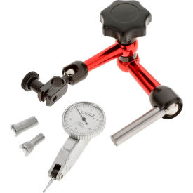 Test Indicator Holder & Set, Range 0.030, w/ 7" Universal Central Lock Clamp