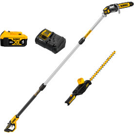20V MAX Lithium-Ion Cordless Pole Saw & Pole Hedge Trimmer Combo Kit