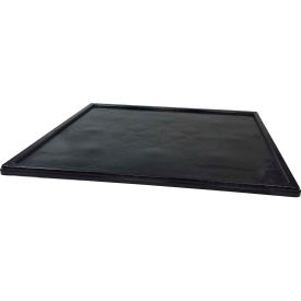 Lid for Folding Bulk Shipping Container, 48"L x 40"W, Dark Gray