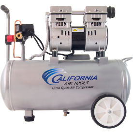 8010AD Ultra Quiet & Oil-Free, 1 HP 8 Gal. Tank w/Auto Drain, Air Compressor