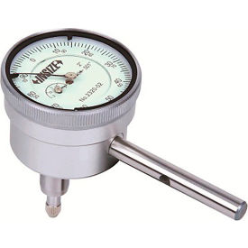 Back Plunger Type Dial Indicator, Lug Back, 3/16" Range