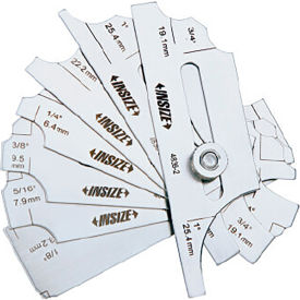 Insize Fillet Weld Gage, 4-13/16"L