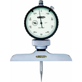 Dial Depth Gage, 2-1/2" Base Length, 0-12" Range