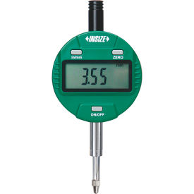 Digital Indicator, Flat Back, 0-1/2"/0-12.7mm Range