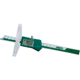 Electronic Depth Gage, 0-12"/0-300mm Range, 15-7/8"L
