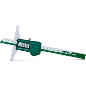 Stainless Steel Electronic Waterproof Depth Gage, 0-8"/0-200mm Range
