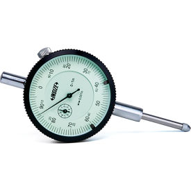 Reverse Reading Dial Indicator, Flat Back, 0-1" Range