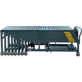 Expandable Conveyor 10' to 60' with Steel Rollers, 24" Wide. 100 lbs per Ft.