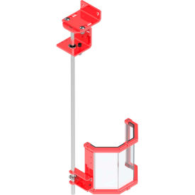 Machine Shield, Octagonal w/o Handle, 6" x 8", Direct Mount, 14" Offset