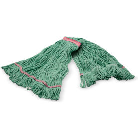 4-Ply Looped End Mop with 1" Red Band, Large, Red, Pack of 12