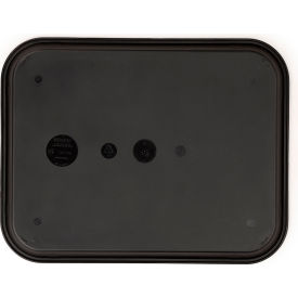 Cafeteria Tray, 17-7/8"L x 14"W, Antimicrobial Black