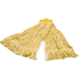 High Grade Looped End Mop w/ ACME Thread Connection, Yellow, Pack of 12