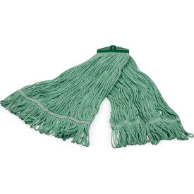 High Grade Looped End Mop w/ ACME Thread Connection, Green, Pack of 12