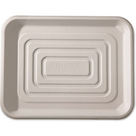 Bagasse Disposable Tray, 14"L x 18"W, Ivory, Pack of 100