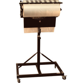 Mobile Perforated Bag Dispenser, 24" Roll