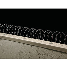 Bird-Coil, Stainless Steel Anti Perching System, 25'L x 4"H, Silver