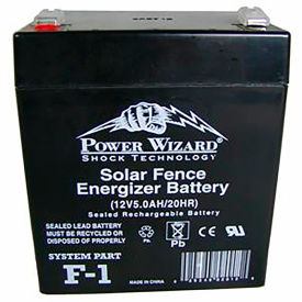 Bird-Shock Replacement Battery Solar Charger, 12V, Black