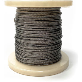 Stainless Steel Netting Perimeter Cable, 500'L