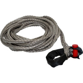 Synthetic Winch Line with Integrated Shackle, 1/2" Diameter x 50 Feet Length