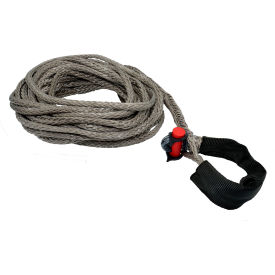 Synthetic Winch Line w/ Integrated Shackle, 5/16" Dia. x 50'L