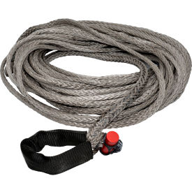 Synthetic Winch Line with Integrated Shackle, 7/16" Dia. x 100'L