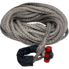 Synthetic Winch Line Extension with Integrated Shackle, 5/8" Diameter x 100 Feet Length
