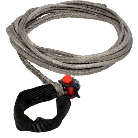 Synthetic Winch Line Extension w/ Integrated Shackle, 1/4" Dia. x 25'L