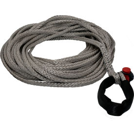 Synthetic Winch Line w/ Integrated Shackle, 3/8" Dia. x 175'L