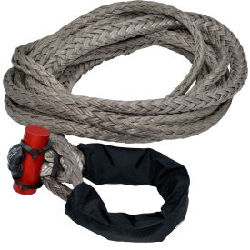 Synthetic Winch Line w/ Integrated Shackle, 5/8" Dia. x 25'L