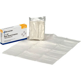 First Aid Only Major Wound Compress, 10"L x 8"W