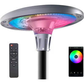 RGB Led UFO Round Post Light, 20W