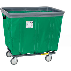 Vinyl Bumper Truck, All Swivel, 20 Bushel Capacity, Forest Green