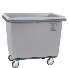 Poly Bumper Truck, 6 Bushel Capacity, Gray