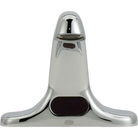 AquaSense Base Centerset Sensor Faucet with 6 VDC Plug-in Power Converter, 0.5 GPM, Chrome
