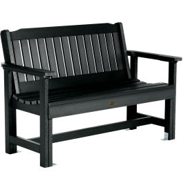 Professional Exeter 4' Garden Bench, Black