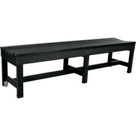 Professional Weldon 6' Backless Bench, Black