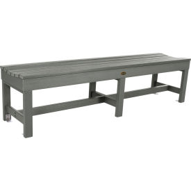 6' Backless Bench, Coastal Teak