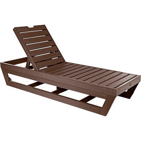 Professional Pinehurst Chaise Lounge, Weathered Acorn