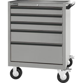 Maintenance Pro 5 Drawer Roller Cabinet, 29"W x 20"D x 40"H, Gray