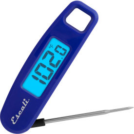 Compact Folding Digital Thermometer, Blue