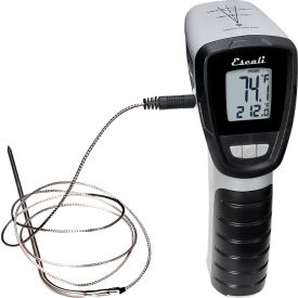 Infrared Surface & Probe Digital Thermometer, Gray