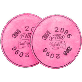 Particulate Filter, P100, w/Acid Gas Relief, Pkg of 2