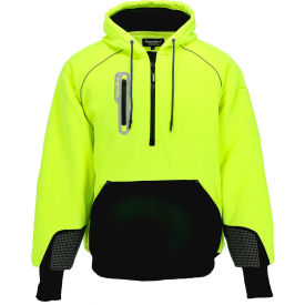 Men's HiVis Sweatshirt, 3XL, Lime